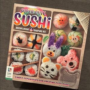 Super-Cute Sushi Recipe Book & Shaping Kit (5 pieces) NEW